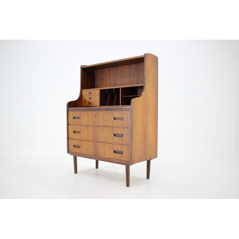 Danish vintage rosewood secretary, 1960s