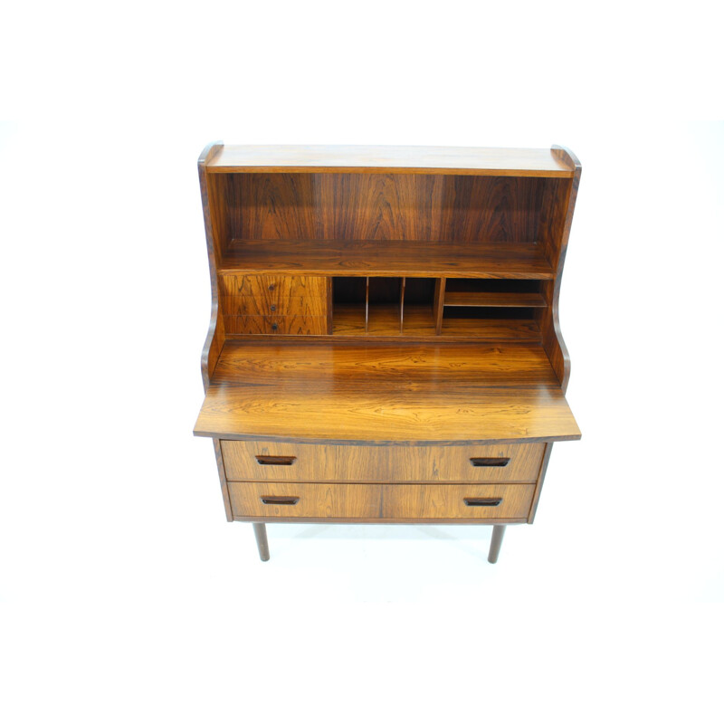 Danish vintage rosewood secretary, 1960s