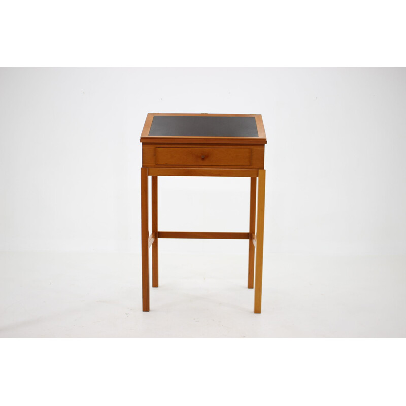 Vintage mahogany desk by Rud Thygesen and Johnny Sørensen, Denmark 1980