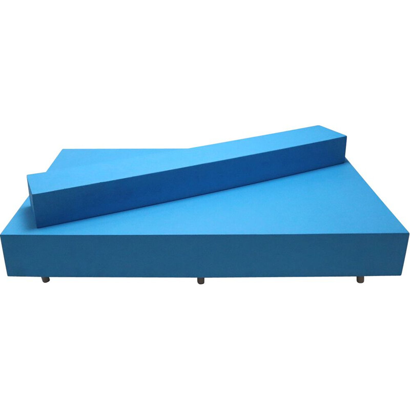 Vintage blue daybed by Maarten Van Severen for Edra