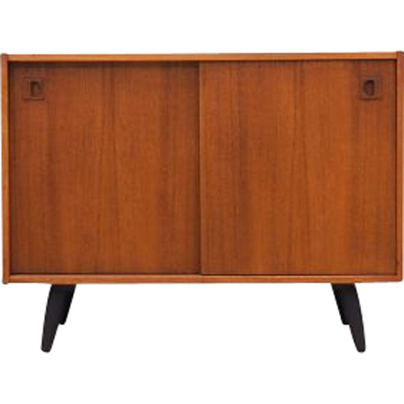 Teak vintage highboard, Denmark 1970s