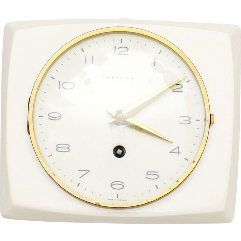 Vintage wall clock kitchen by Hettich, Germany 1950-1960s