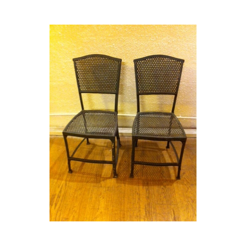 Pair of chairs "Gustave Serrurier Bovy" - 1930s