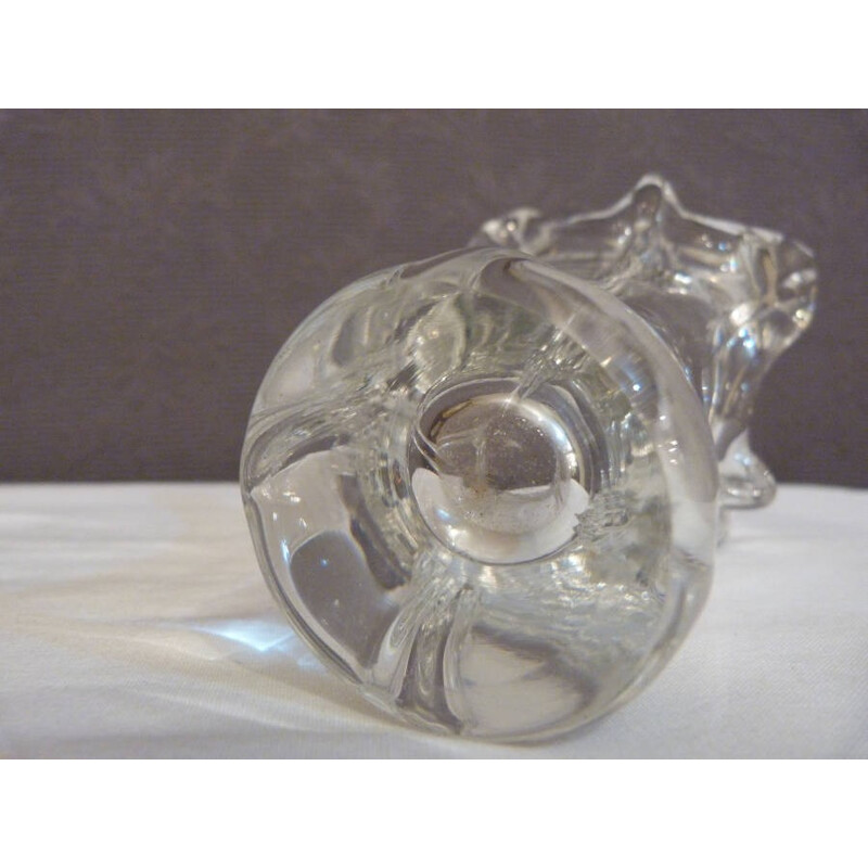 Small vase in crystal - 1960s