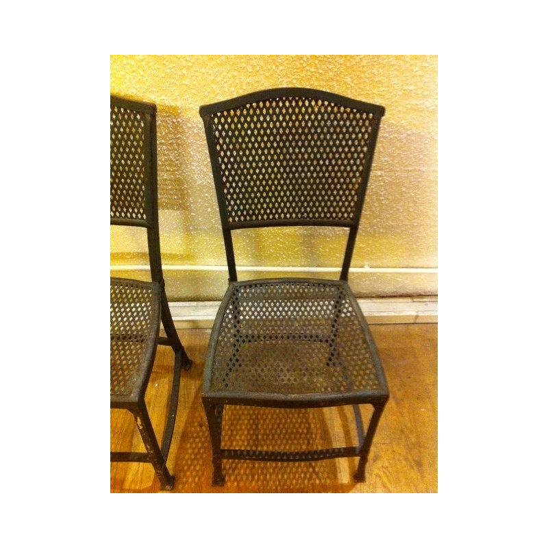 Pair of chairs "Gustave Serrurier Bovy" - 1930s