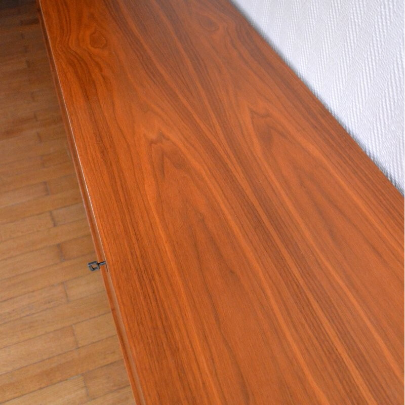 Sideboard in teak wood with flapdoors - 1960s