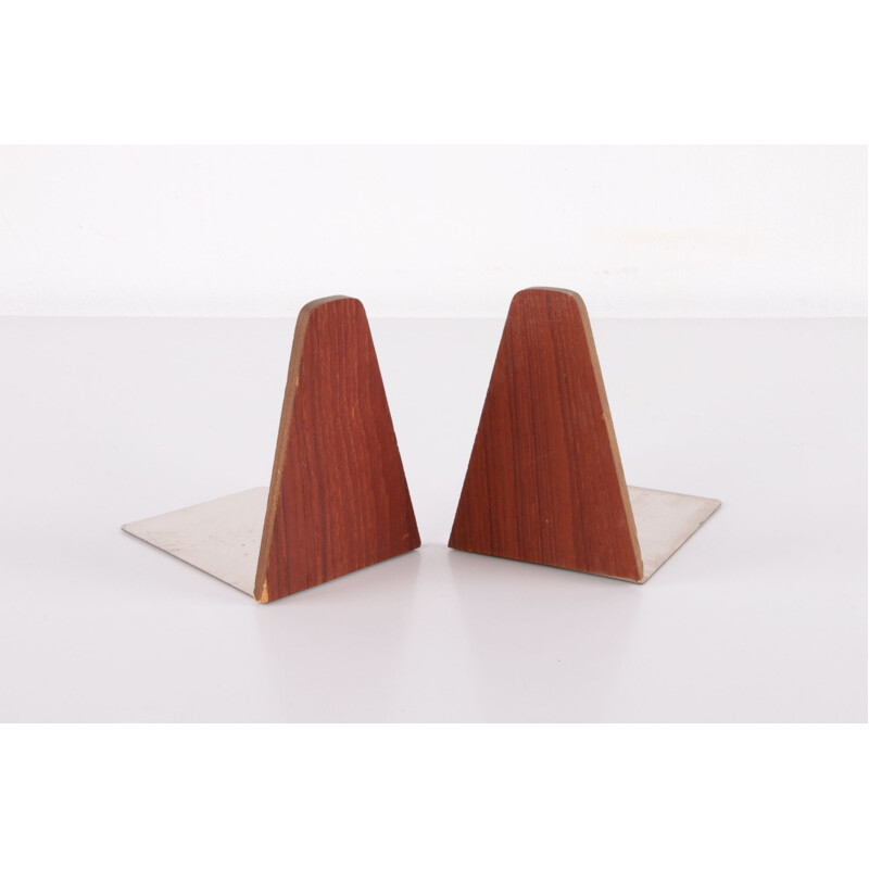 Pair of vintage Danish bookends by Kai Kristiansen, 1960s