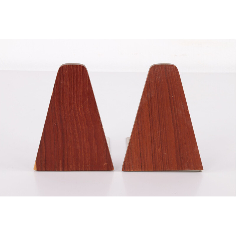 Pair of vintage Danish bookends by Kai Kristiansen, 1960s