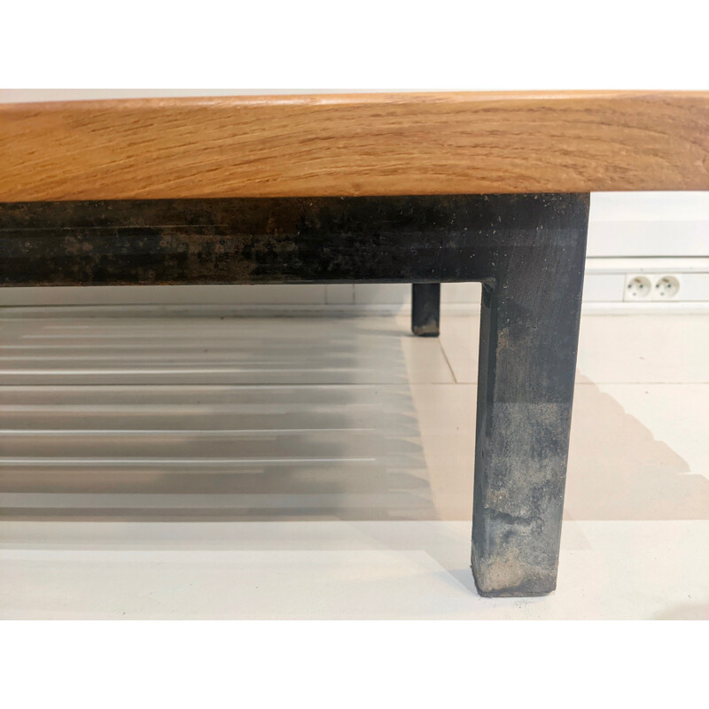 Vintage Cansado bench with drawers by Charlotte Perriand for Steph Simon, 1954