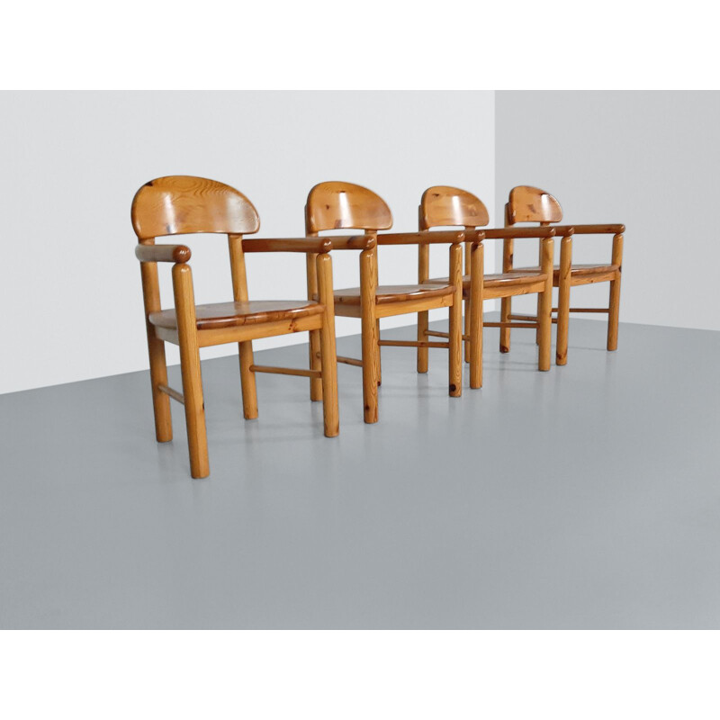 Conjunto de 4 cadeiras vintage da Rainer Daumiller para Hirtshals Savvaerk 1980