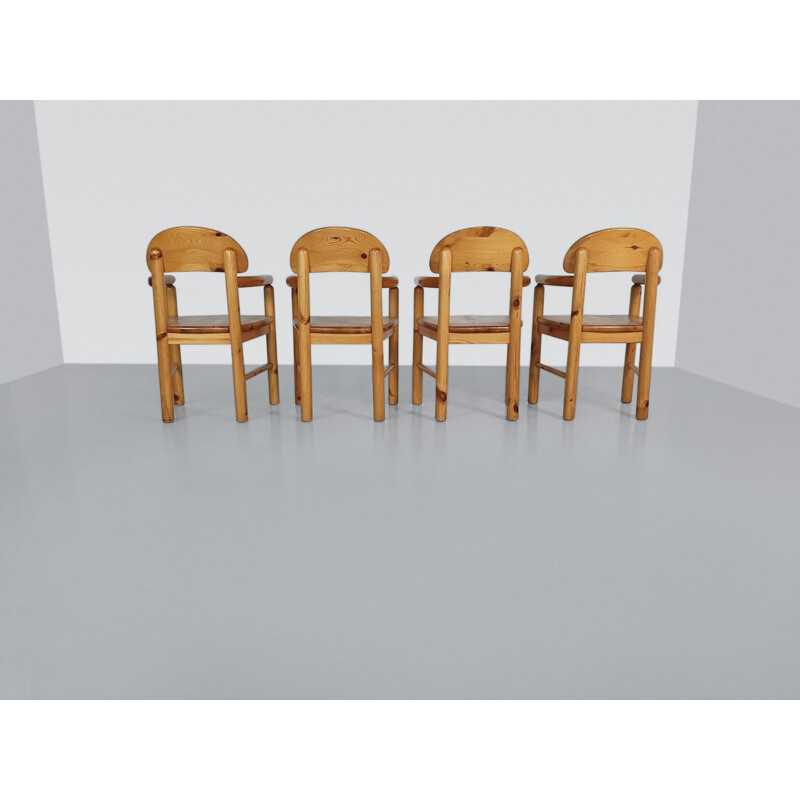 Set di 4 sedie vintage di Rainer Daumiller per Hirtshals Savvaerk 1980