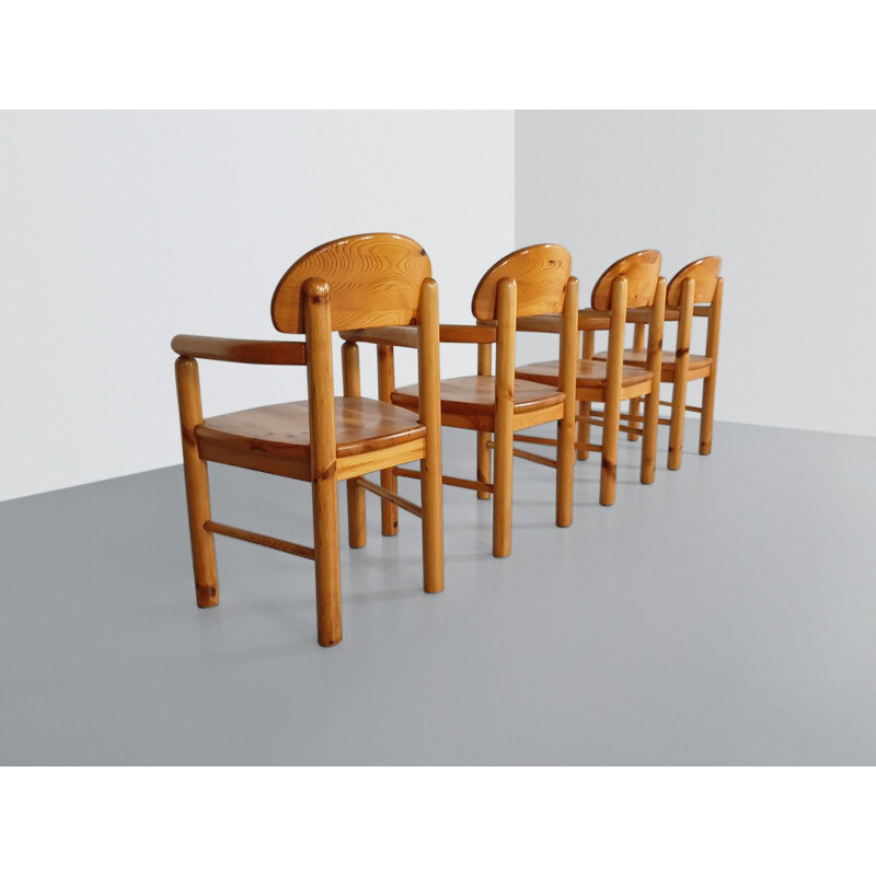 Set of 4 vintage chairs by Rainer Daumiller for Hirtshals Savvaerk 1980