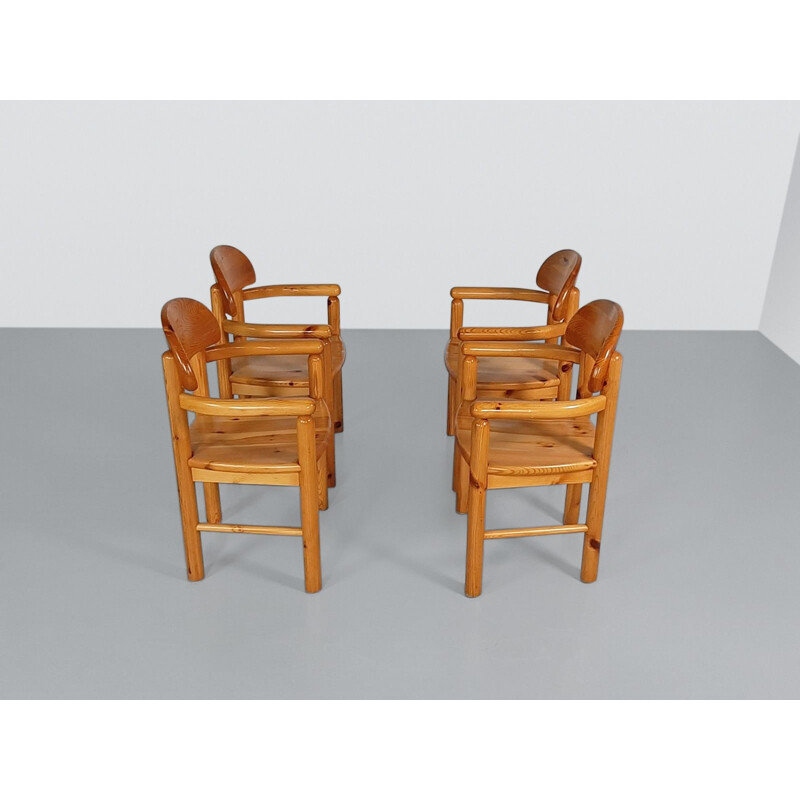 Set of 4 vintage chairs by Rainer Daumiller for Hirtshals Savvaerk 1980