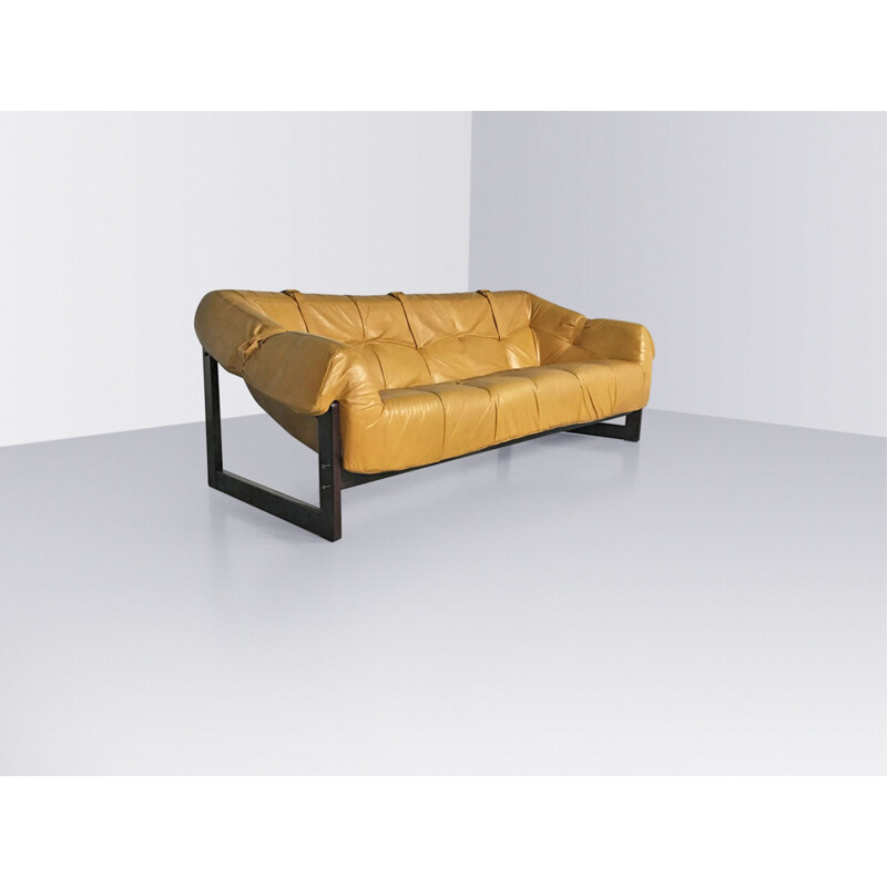 Vintage 3-seater sofa MP-091 by Percival Lafer for Lafer SA. Brazil 1960