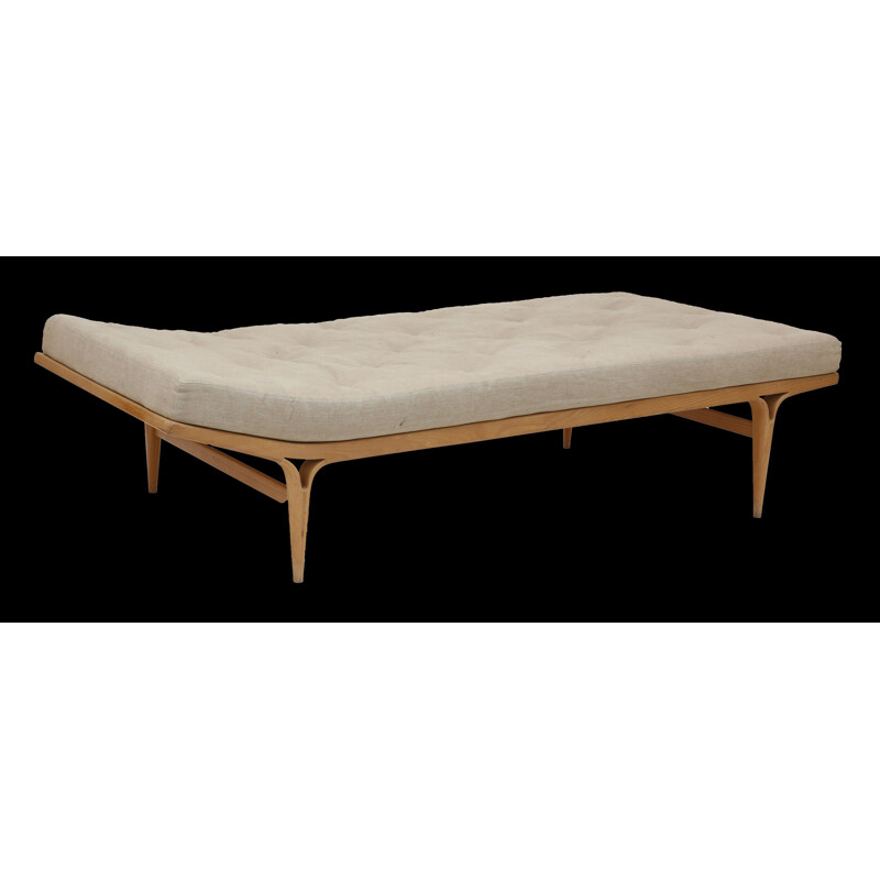 Vintage beige daybed by Bruno Mathsson for Firma Karl Mathsson, Germany 1957