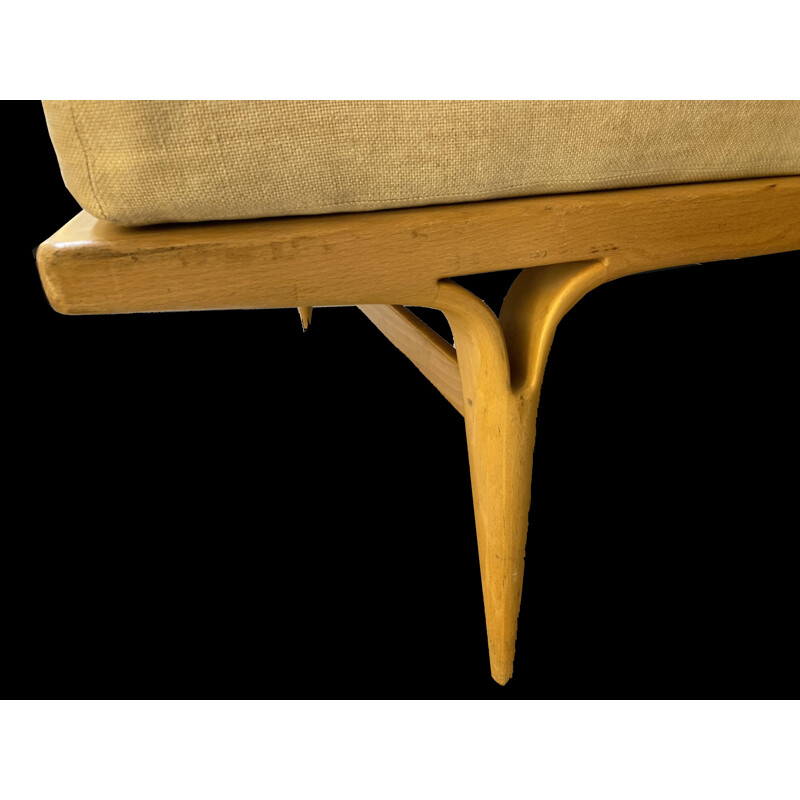 Vintage beige daybed by Bruno Mathsson for Firma Karl Mathsson, Germany 1957