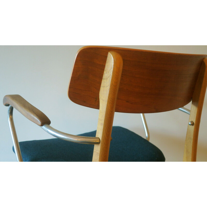 Silla de escritorio danesa vintage de teca, 1960