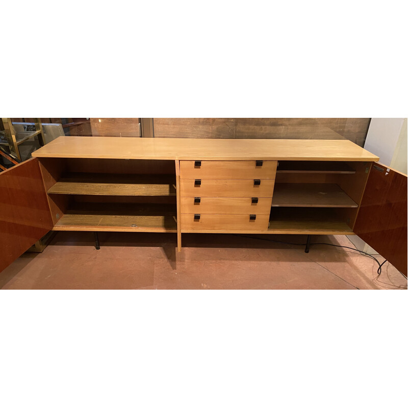 Vintage mahogany sideboard by Alain Richard, 1954s