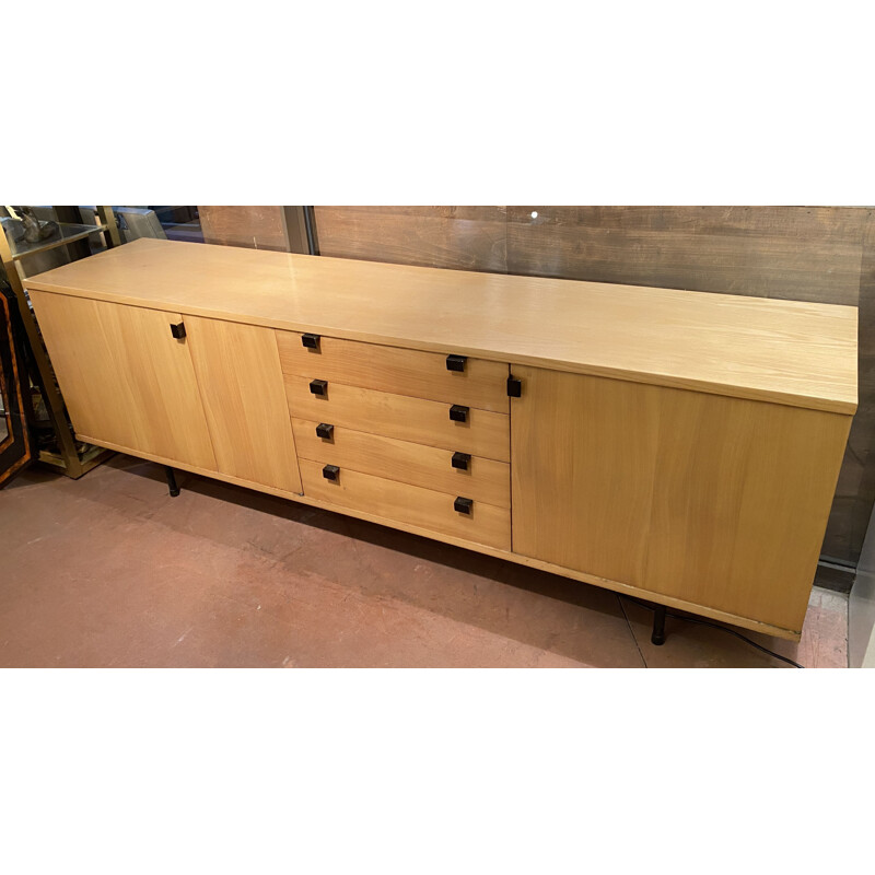 Vintage mahogany sideboard by Alain Richard, 1954s