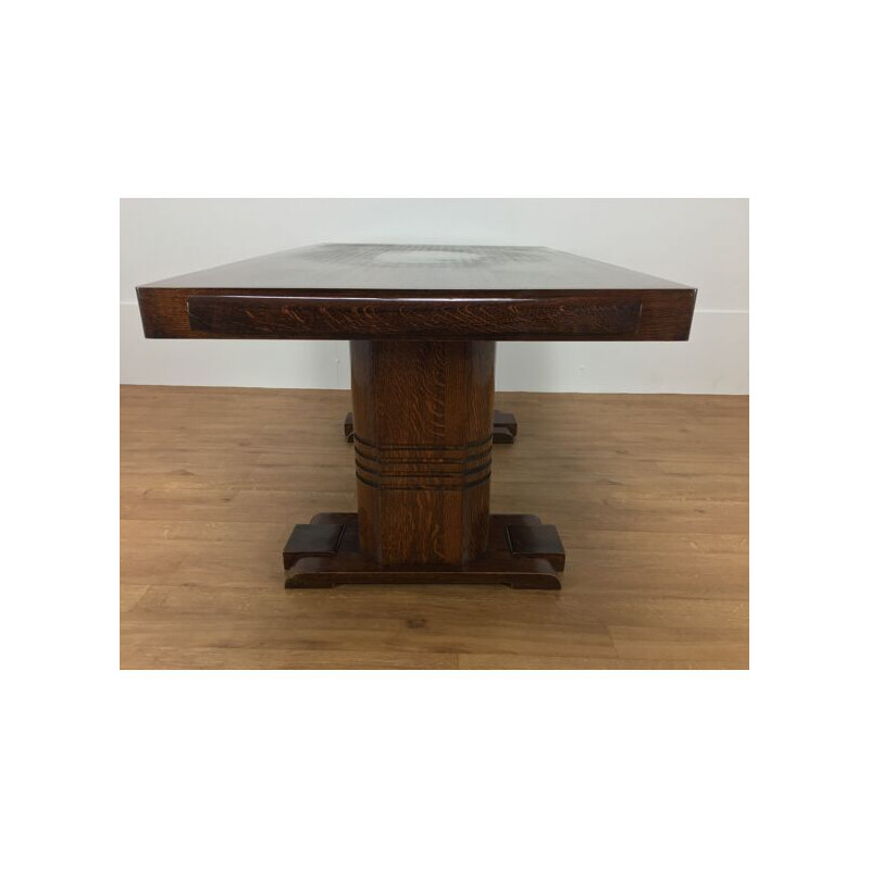 Vintage art deco table de Charles Dudouyt, França