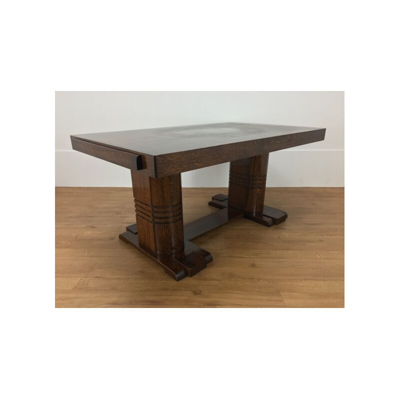 Vintage art deco table by Charles Dudouyt, France