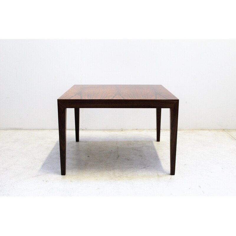 Vintage Scandinavian rosewood coffee table by Severin Hansen for Haslev Møbelsnedskeri