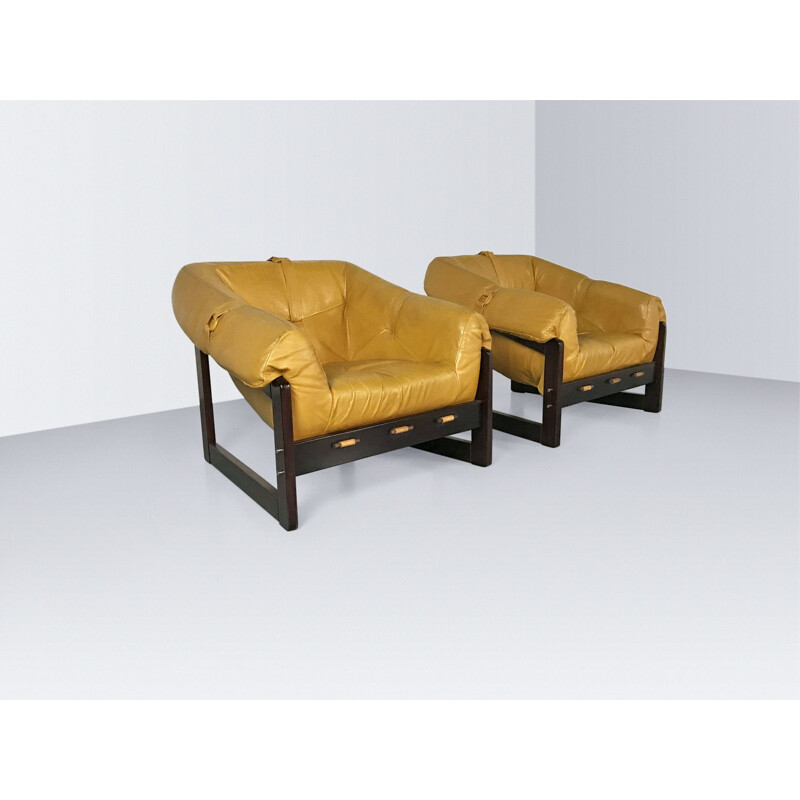 Paire de fauteuils vintage mp-091 de Percival Lafer pour Lafer S.A. Brésilien 1960