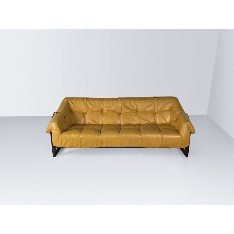 Vintage 3-seater sofa MP-091 by Percival Lafer for Lafer SA. Brazil 1960