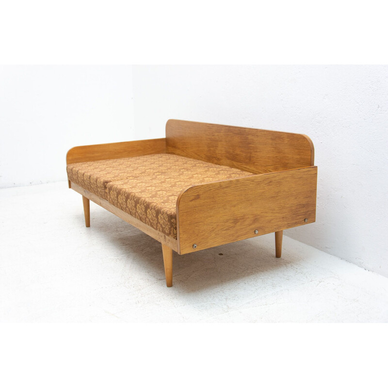 Vintage folding sofa by Interier Praha, Czech 1960