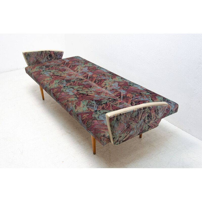 Vintage folding sofa by Miroslav Navrátil, Czechoslovakia 1960s