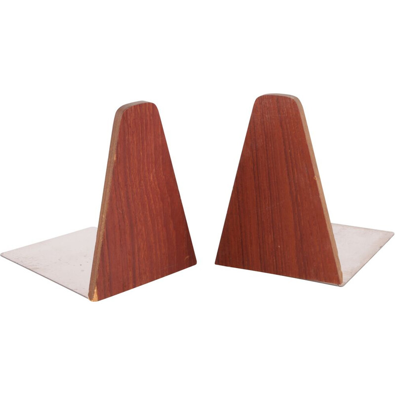 Pair of vintage Danish bookends by Kai Kristiansen, 1960s