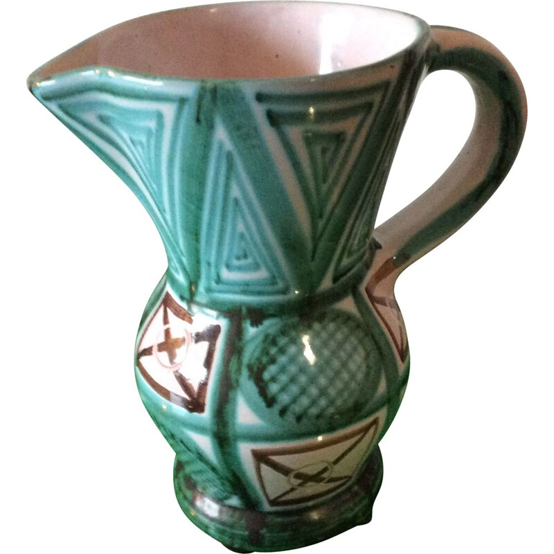 Vintage pitcher vase by Robert Picault, 1960