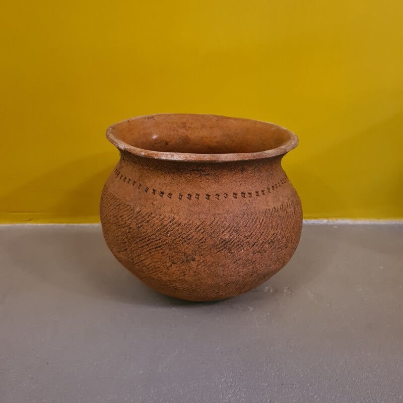 Vintage-Keramikkochtopf, Kenia 1900