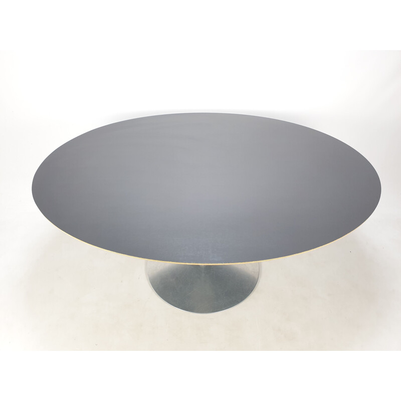 Mesa de comedor ovalada vintage de Pierre Paulin para Artifort, 1960