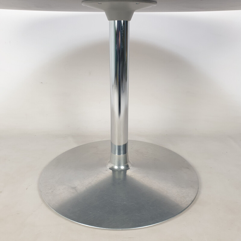 Mesa de comedor ovalada vintage de Pierre Paulin para Artifort, 1960