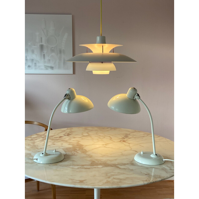 Pair of vintage lamps 6556 Bauhaus by Christian Dell for Kaiser Idell, Germany
