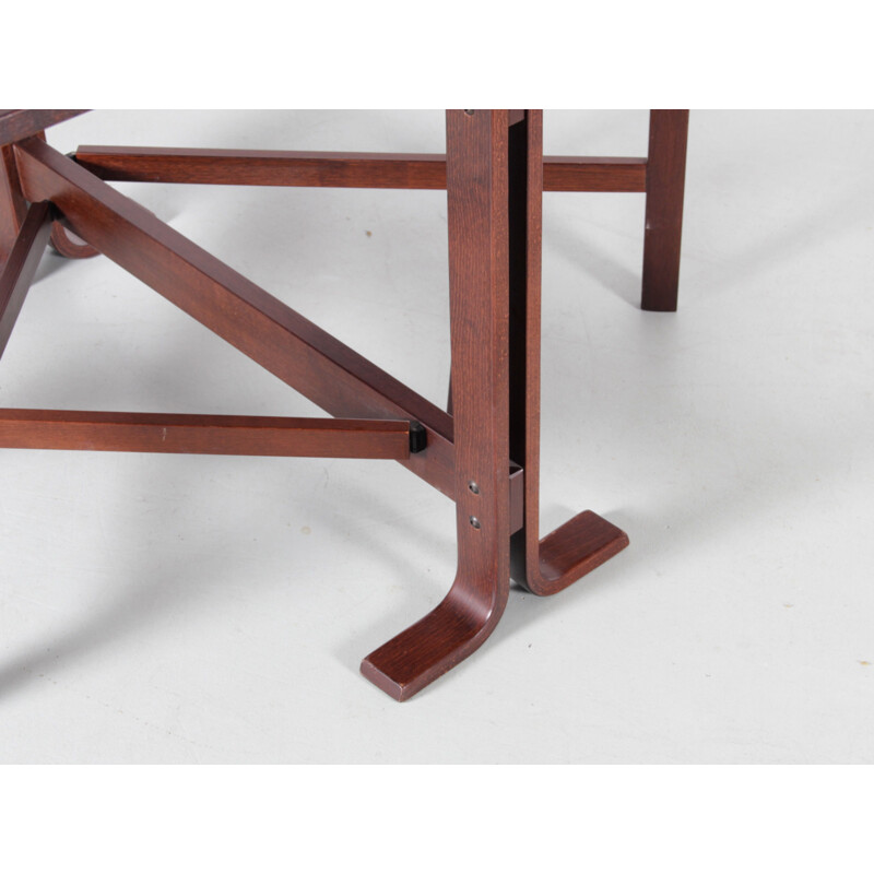 Table scandinave vintage en palissandre de Rio par Ingmar Relling pour Westnofa