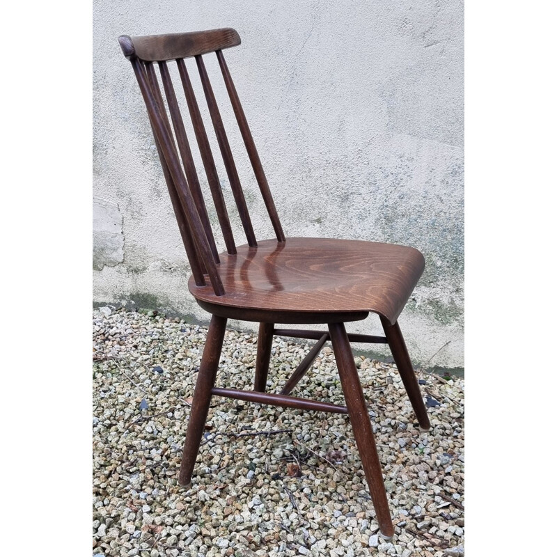 Conjunto de 4 cadeiras de teca escandinavas vintage de Ilmari Tapiovaara, 1960