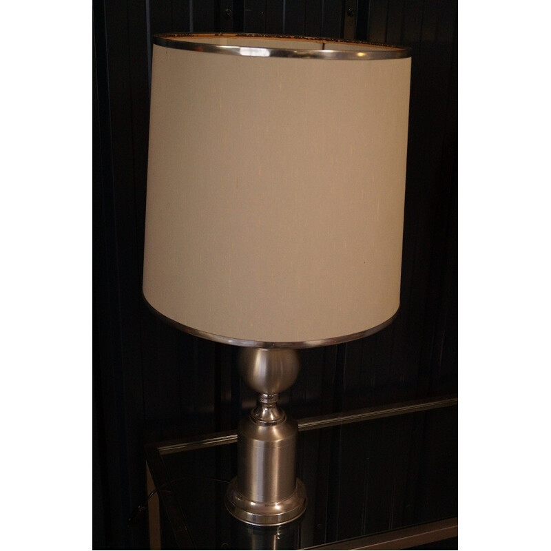 Large See Delmas table lamp in metal - 1970s
