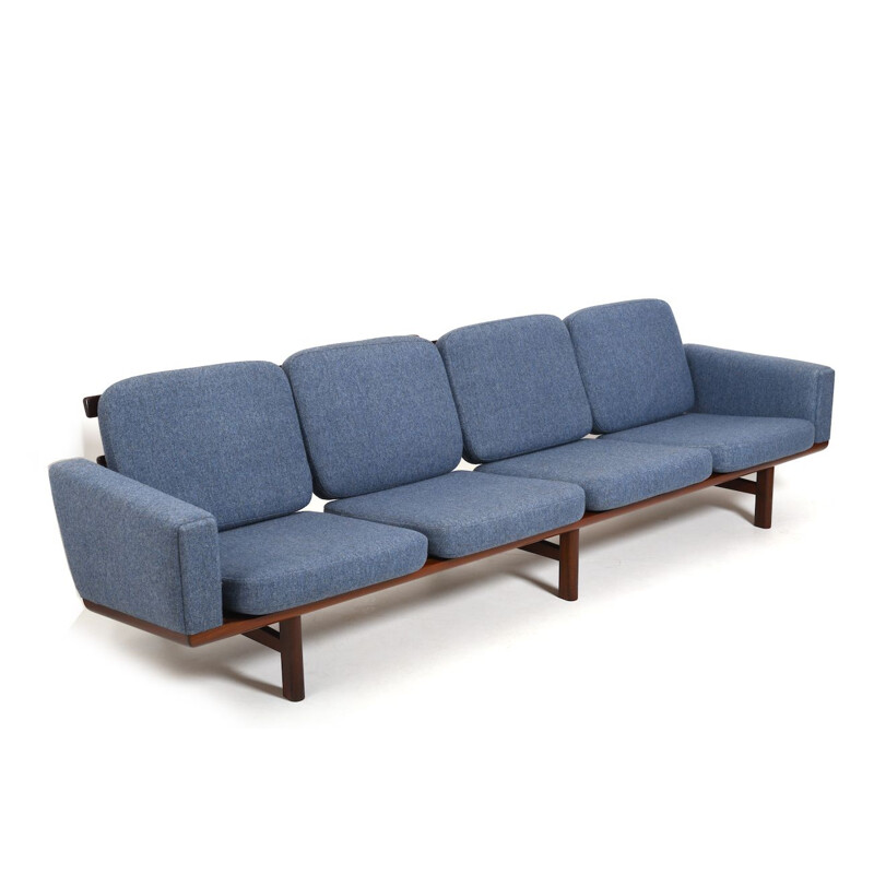Ge-2364 vintage teakhouten sofa van Hans J. Wegner voor Getama, Denemarken 1960