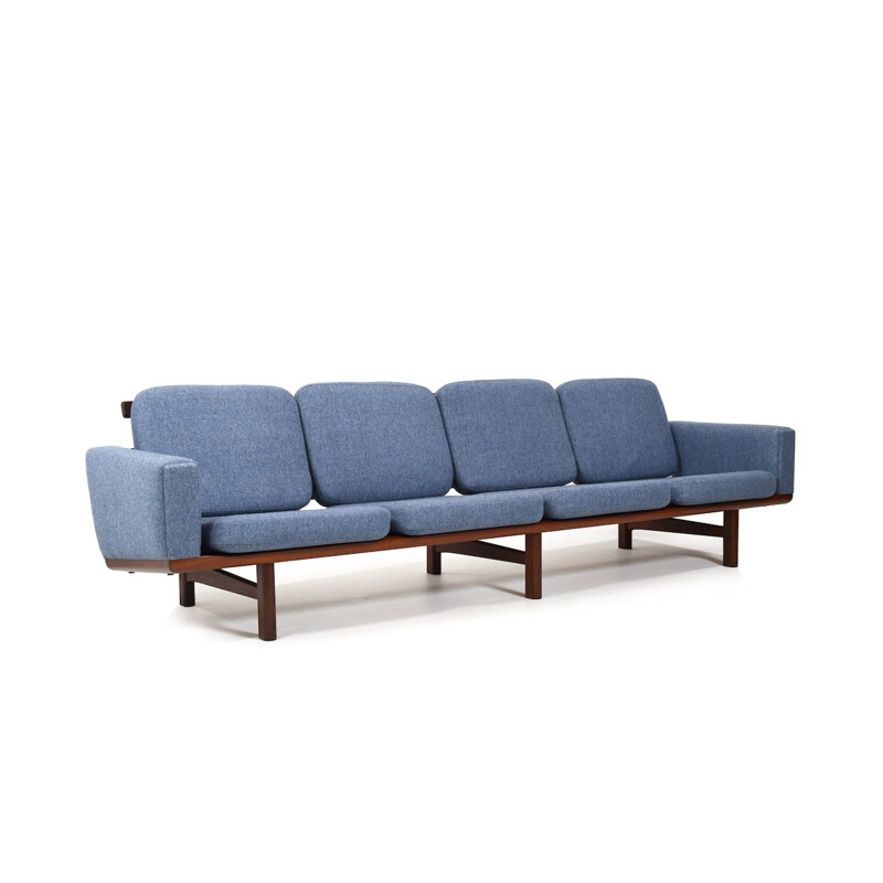 Ge-2364 vintage teakhouten sofa van Hans J. Wegner voor Getama, Denemarken 1960