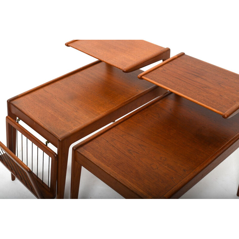 Pair of vintage teak side tables by Kurt Østervig for Jason Møbler, Denmark 1960s