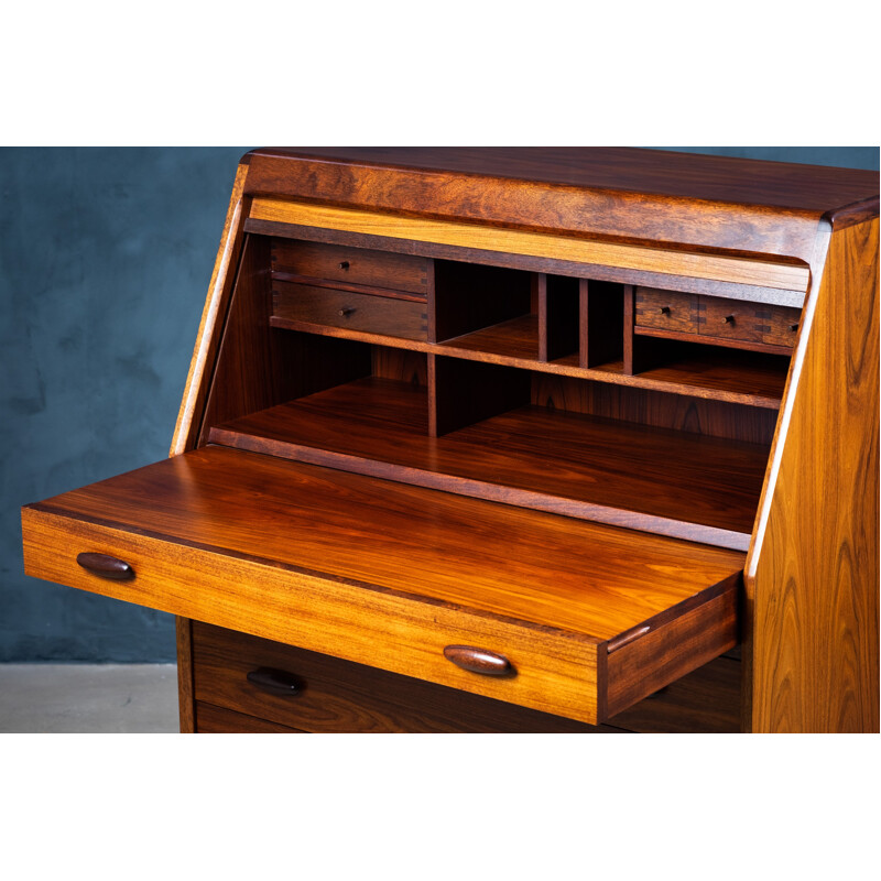 Vintage rosewood secretary by Dyrlund, Denmark 1970