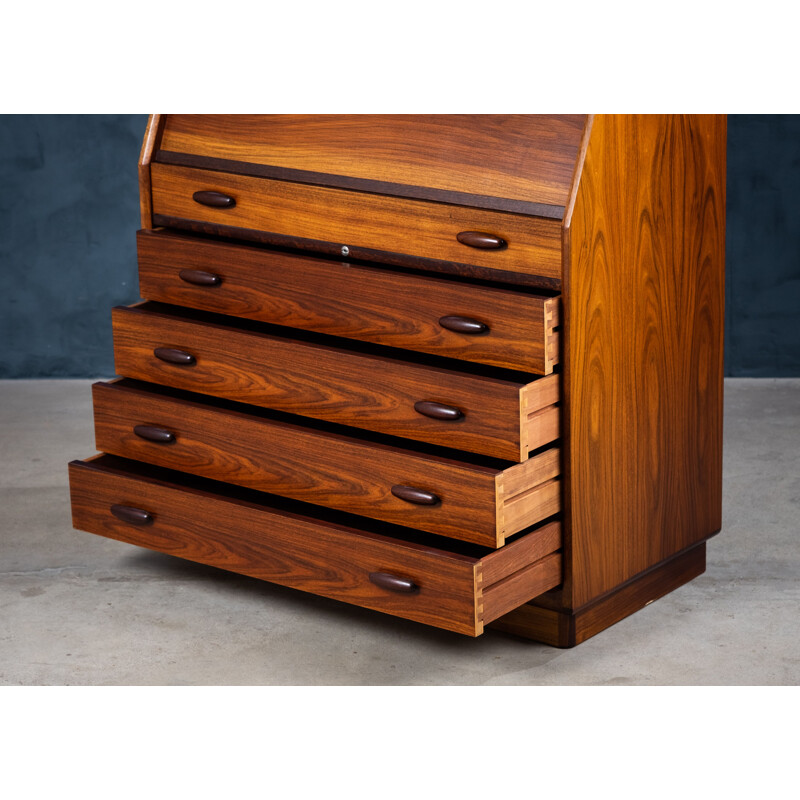 Vintage rosewood secretary by Dyrlund, Denmark 1970