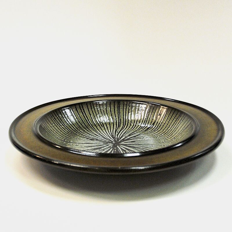 Ceramic vintage dish Moske by Mari Simmulson for Upsala-Ekeby, 1960s