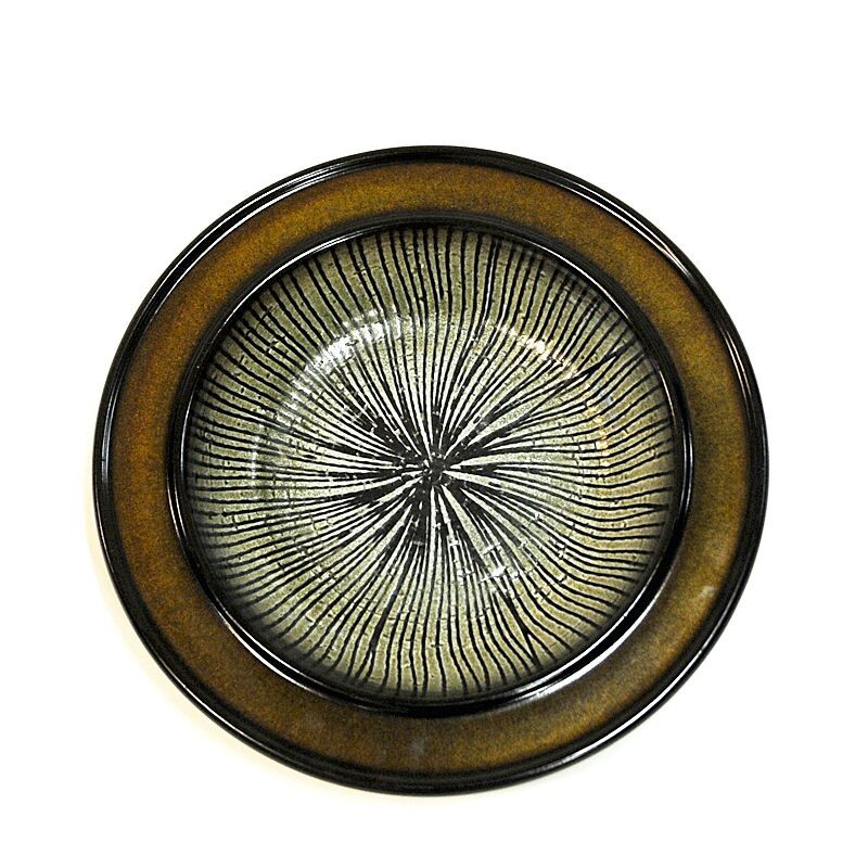 Ceramic vintage dish Moske by Mari Simmulson for Upsala-Ekeby, 1960s