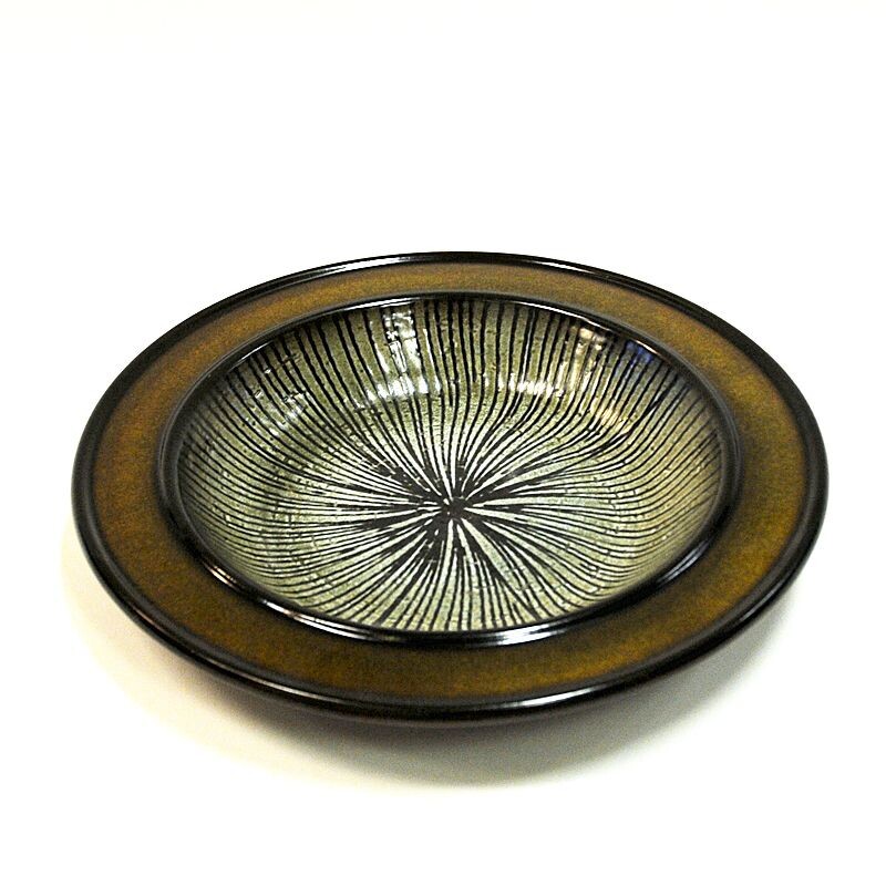 Ceramic vintage dish Moske by Mari Simmulson for Upsala-Ekeby, 1960s