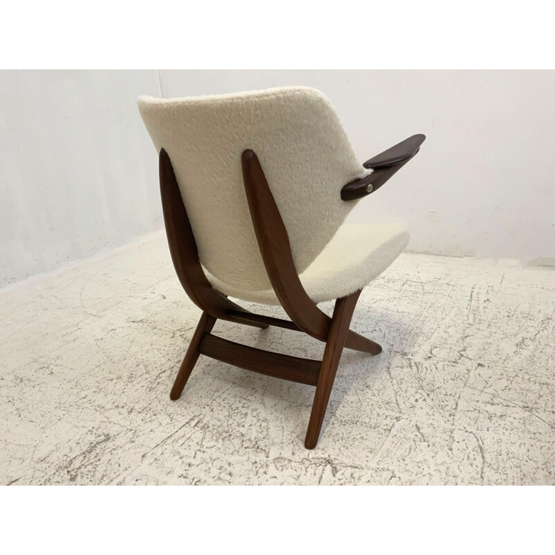 Paire de fauteuils vintage "Pelican Chair" par Louis Van Teeffelen pour Wébé, 1960