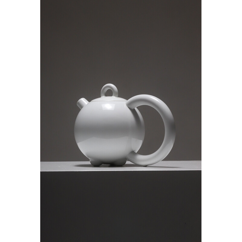 Vintage porcelain teapot by Matteo Thun for Arzberg, Germany 1980