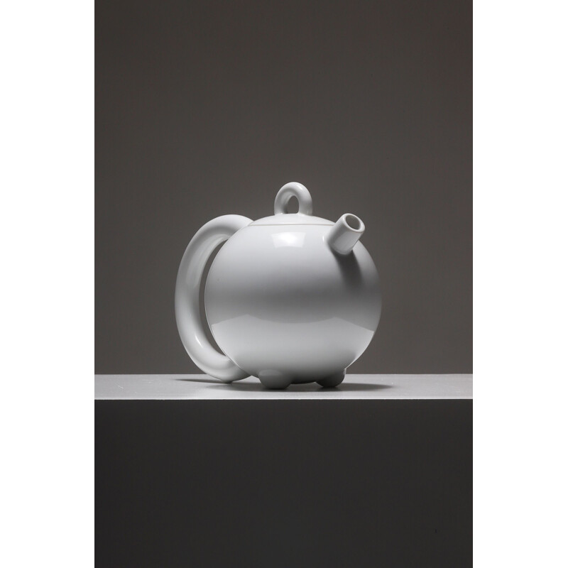 Vintage porcelain teapot by Matteo Thun for Arzberg, Germany 1980